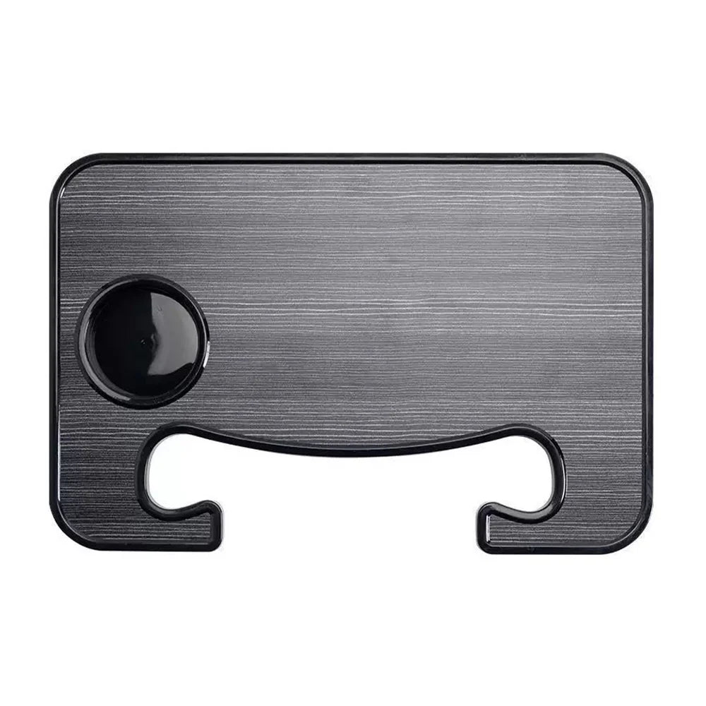 Tesla Steering Wheel Tray Desk for Model S / Model 3 / Model X / Model Y (2018–2026) – Portable Car Laptop Table, Food Tray with Cup Holder, Dual-Sided Work & Dining Board (Not for Yoke Steering Wheel)
