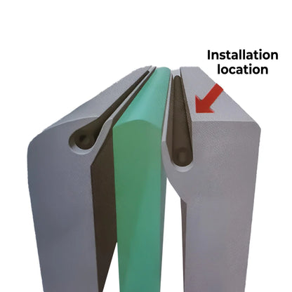 Wind Noise Reduction Window Seal Kit for Tesla Model 3 (2017–2026+) & Tesla Model Y (2020–2026+) – Anti-Rain Leak, Dust Protection, Gap Filling Rubber Weatherstrip Upgrade