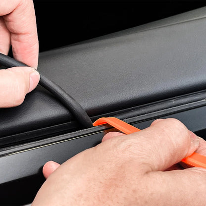 Wind Noise Reduction Window Seal Kit for Tesla Model 3 (2017–2026+) & Tesla Model Y (2020–2026+) – Anti-Rain Leak, Dust Protection, Gap Filling Rubber Weatherstrip Upgrade