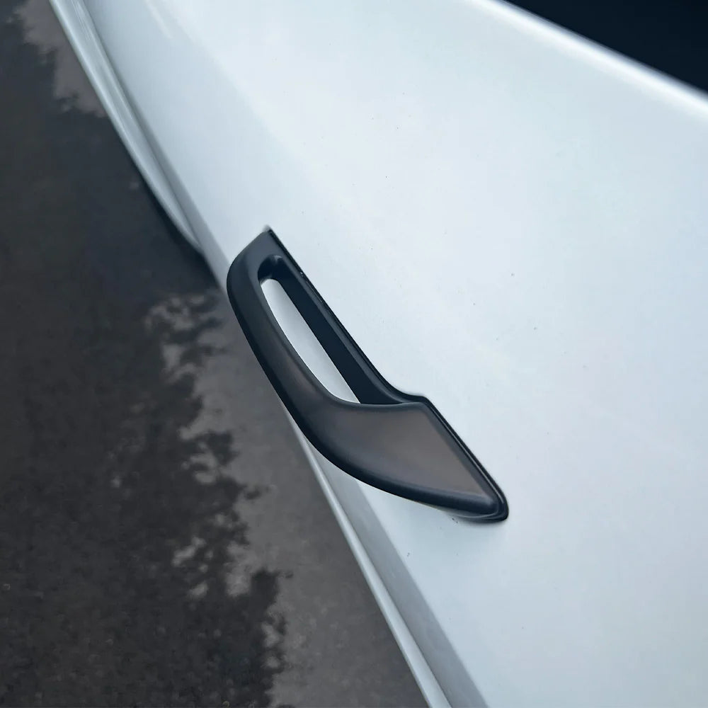 Tesla Model 3 (2017–2026+) & Model Y (2020–2026+) Door Handle Add-On Grip Cover – Easy Open Assist for Highland & Juniper, Anti-Freeze Ergonomic Exterior Accessory (Set of 4)