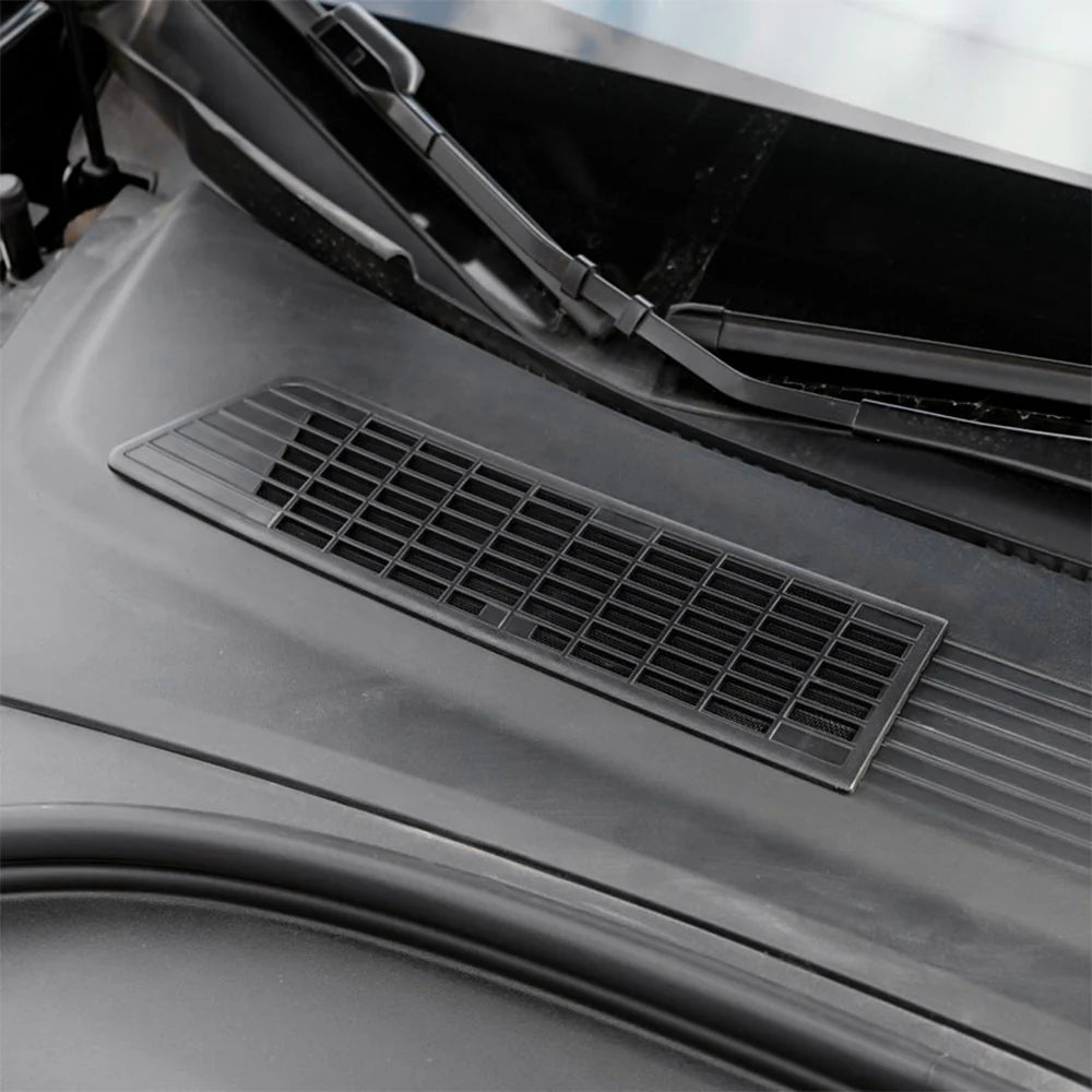 Tesla Model 3 Highland 2024–2026+ Front Air Intake Vent Cover | HVAC Air Inlet Protection Mesh Grille Guard | Anti-Debris ABS & Stainless Steel Filter Screen, Tool-Free Snap-On Installation
