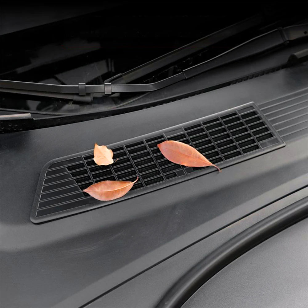 Tesla Model 3 Highland 2024–2026+ Front Air Intake Vent Cover | HVAC Air Inlet Protection Mesh Grille Guard | Anti-Debris ABS & Stainless Steel Filter Screen, Tool-Free Snap-On Installation