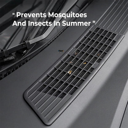 Tesla Model 3 Highland 2024–2026+ Front Air Intake Vent Cover | HVAC Air Inlet Protection Mesh Grille Guard | Anti-Debris ABS & Stainless Steel Filter Screen, Tool-Free Snap-On Installation