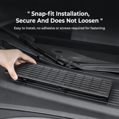 Tesla Model 3 Highland 2024–2026+ Front Air Intake Vent Cover | HVAC Air Inlet Protection Mesh Grille Guard | Anti-Debris ABS & Stainless Steel Filter Screen, Tool-Free Snap-On Installation
