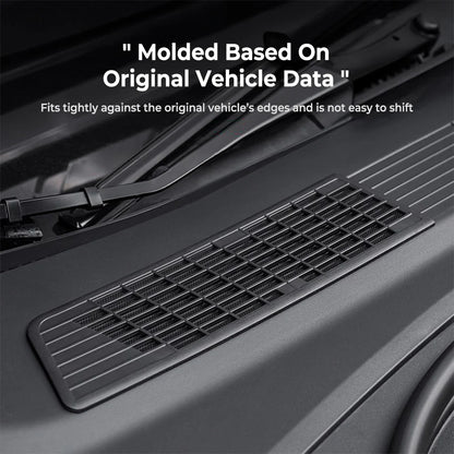 Tesla Model 3 Highland 2024–2026+ Front Air Intake Vent Cover | HVAC Air Inlet Protection Mesh Grille Guard | Anti-Debris ABS & Stainless Steel Filter Screen, Tool-Free Snap-On Installation