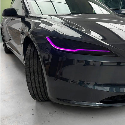 LED DRL Headlight Upgrade Kit for Tesla Model 3 Highland 2024+ (Oct 2023+) – Dynamic Daytime Running Lights with Sequential Turn Signal, Plug & Play OEM Fit