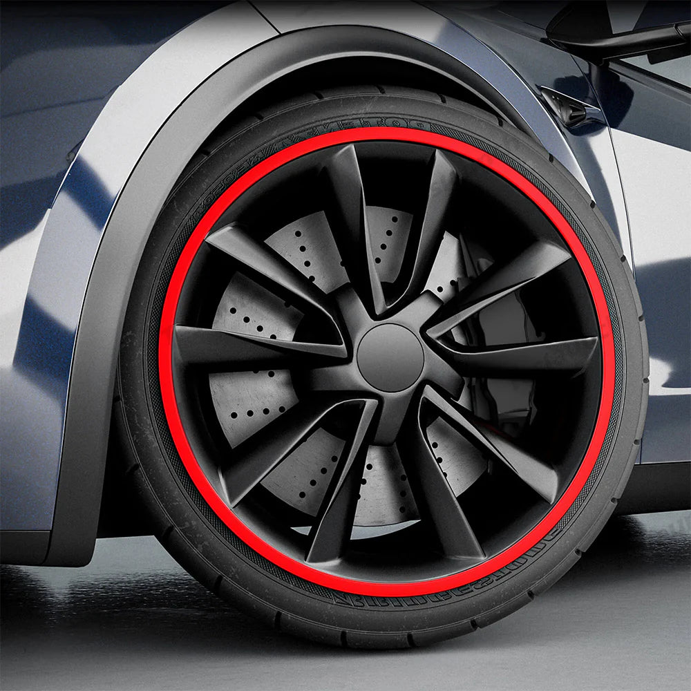 Alloy Wheel Rim Protectors for Tesla Model S / Model 3 / Model X / Model Y (2012–2026) – Curb Rash Guard Ring with 3M Adhesive, Scratch & Impact Protection