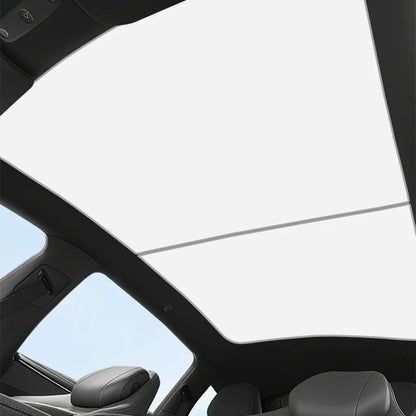 Custom Split Glass Roof Sunshade for 2026+ Tesla Model YL (Long Wheelbase) – Heat Insulation UV Block Panoramic Roof Shade with OEM Fit & Foldable Design