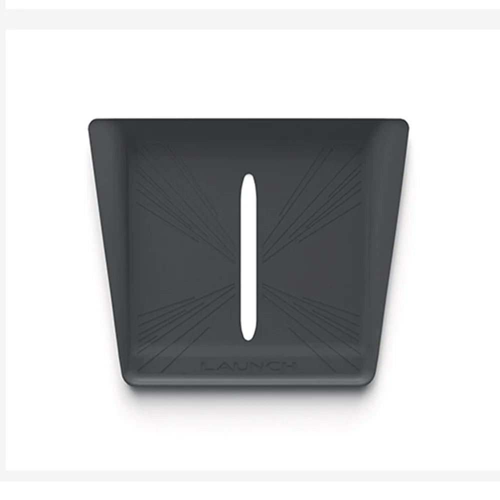Tesla Model Y L (6-Seater) Wireless Charging Dock Liner 2026+ – Performance Style Silicone Anti-Slip Charging Pad Insert with Center Cutout Vent Design, OEM Fit Interior Protection Accessory