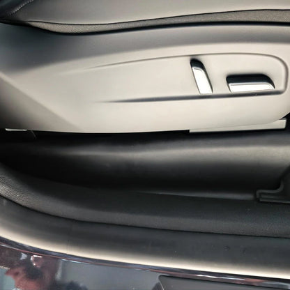 Custom Seat Slide Rail Protectors for Tesla Model Y L 6-Seater 2026+ – Full Under Seat Track Covers, Premium TPE Interior Protection Kit (OEM Fit, Anti-Dust & Scratch Resistant)