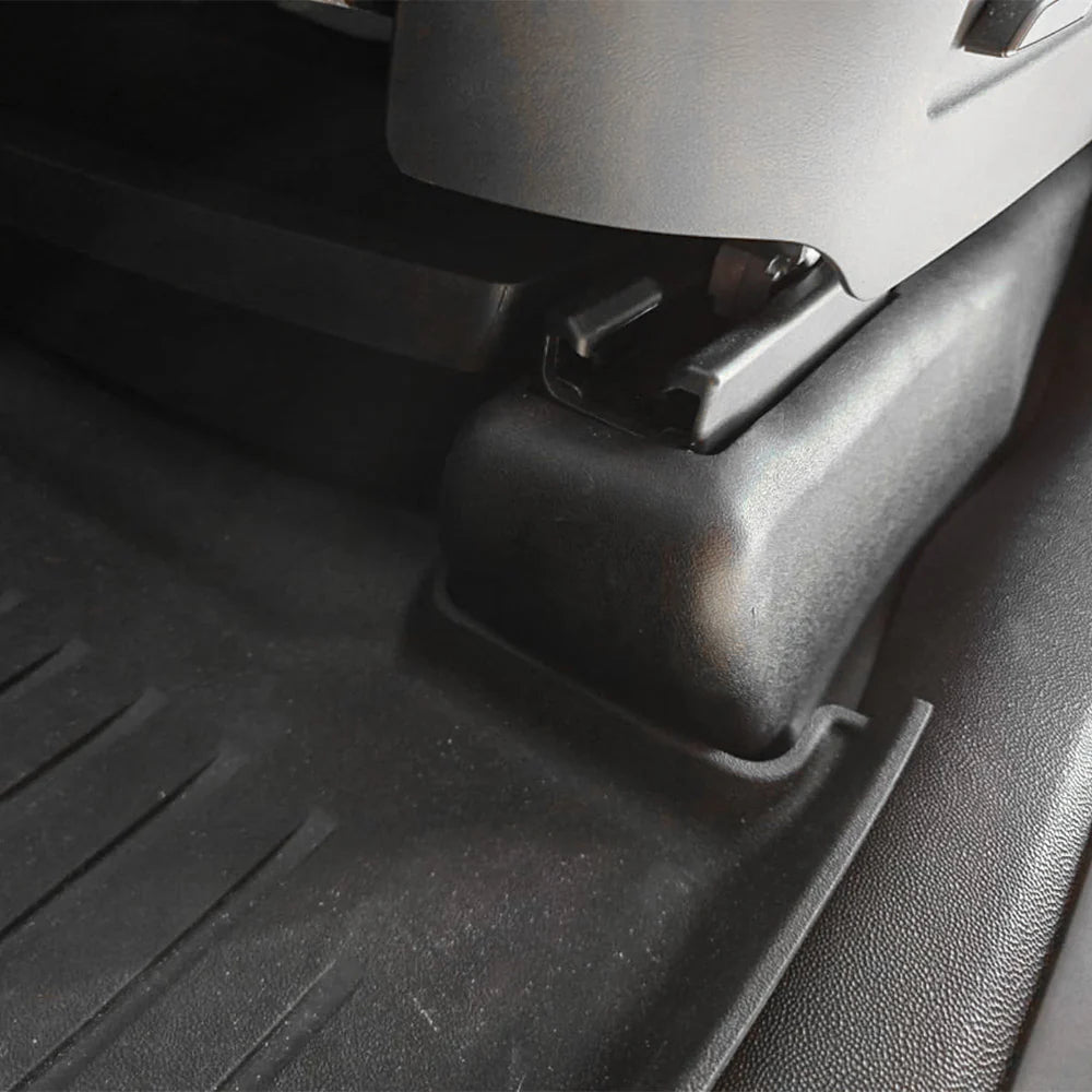 Custom Seat Slide Rail Protectors for Tesla Model Y L 6-Seater 2026+ – Full Under Seat Track Covers, Premium TPE Interior Protection Kit (OEM Fit, Anti-Dust & Scratch Resistant)