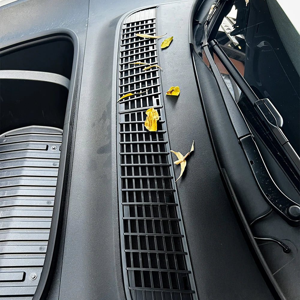 2026+ Tesla Model Y Juniper Air Intake Vent Cover (2025.03+) – Front HVAC Inlet Protection Grille, ABS + Stainless Steel Mesh, Anti-Debris Air Vent Guard for Tesla Model Y Juniper