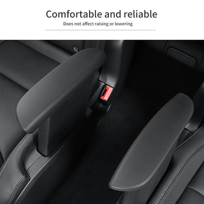 Rear Second-Row Armrest Silicone Protector Cover for 2026+ Tesla Model Y  – Baby-Safe TPE Armrest Cover, Anti-Scratch, Waterproof, OEM Fit Interior Protection
