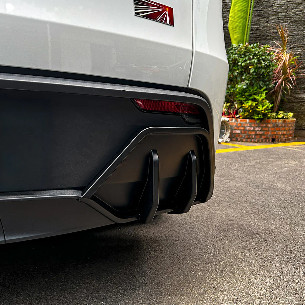 Tesla Model Y Juniper Rear Diffuser 2026+ ABS Sport Rear Lip Kit – Aerodynamic Split Bumper Diffuser Upgrade for Tesla Model Y Juniper Performance & Long Range
