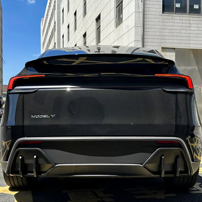 Tesla Model Y Juniper Rear Diffuser 2026+ ABS Sport Rear Lip Kit – Aerodynamic Split Bumper Diffuser Upgrade for Tesla Model Y Juniper Performance & Long Range
