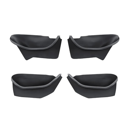 2026+ Tesla Model Y Juniper Side Door Storage Organizer Tray Set (4PCS) – Custom TPE Door Pocket Inserts for Tesla Model Y Juniper (2026) – Waterproof Interior Protection & Storage Upgrade