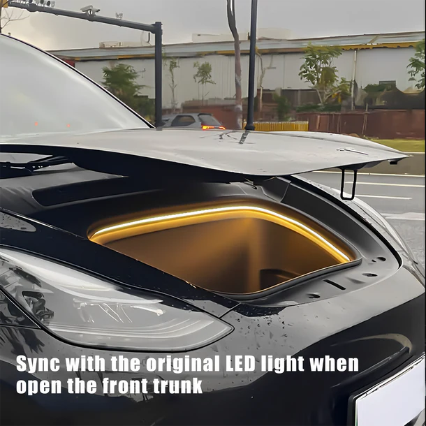2020–2024 Tesla Model Y Front Trunk LED Light Strip | Plug & Play Frunk Ambient Lighting Upgrade