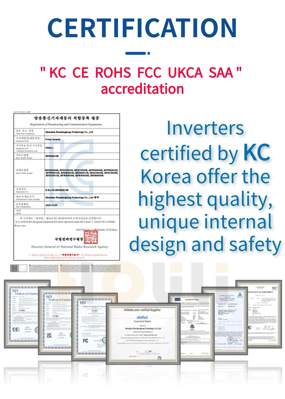 The Pure Sine Sinus inverter series offers high-quality and reliable power conversion solutions with unique internal design and safety features.