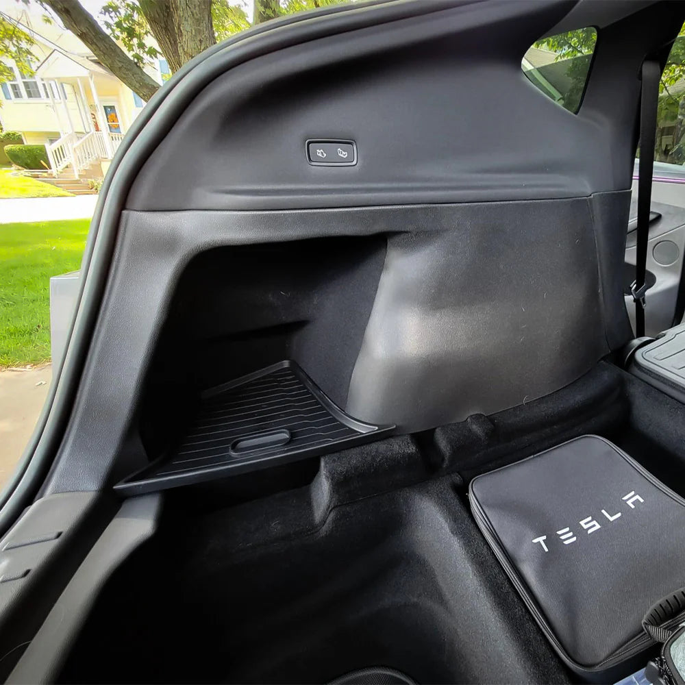 2025+ Tesla Model Y Juniper Trunk Side & C-Pillar Protector Kit – OEM-Fit TPE Interior Cargo Panel Guards for RWD, AWD & Performance