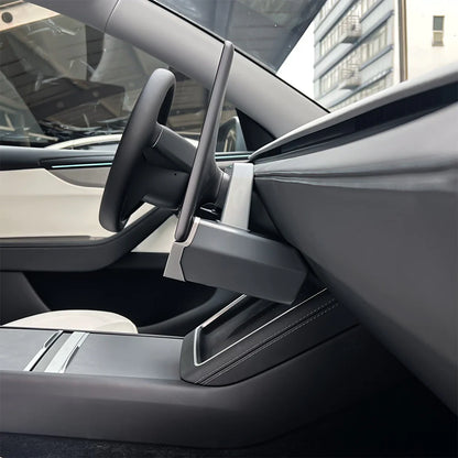 Under Screen Storage Organizer Tray for Tesla Model 3 Highland (2024–2026+) & Model Y Juniper (2025–2026+) – Magnetic Fit Center Console Storage Box for 15.4” / 16” Display, Anti-Slip & Noise Reduction Design