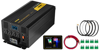 3500W Power Inverter,Pure Sine Wave,DC12V to AC120V