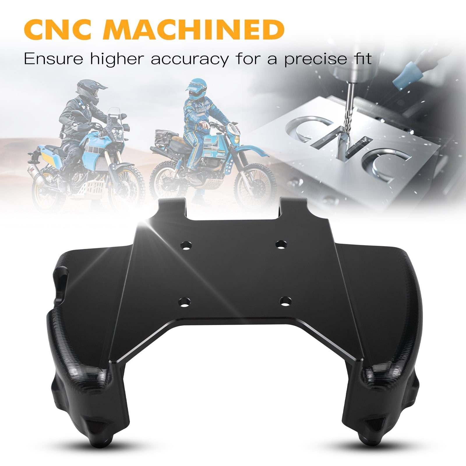 Voyager Pro Aluminum Drone Mount, CNC-machined center bar mount ensures high accuracy and precision for a snug fit