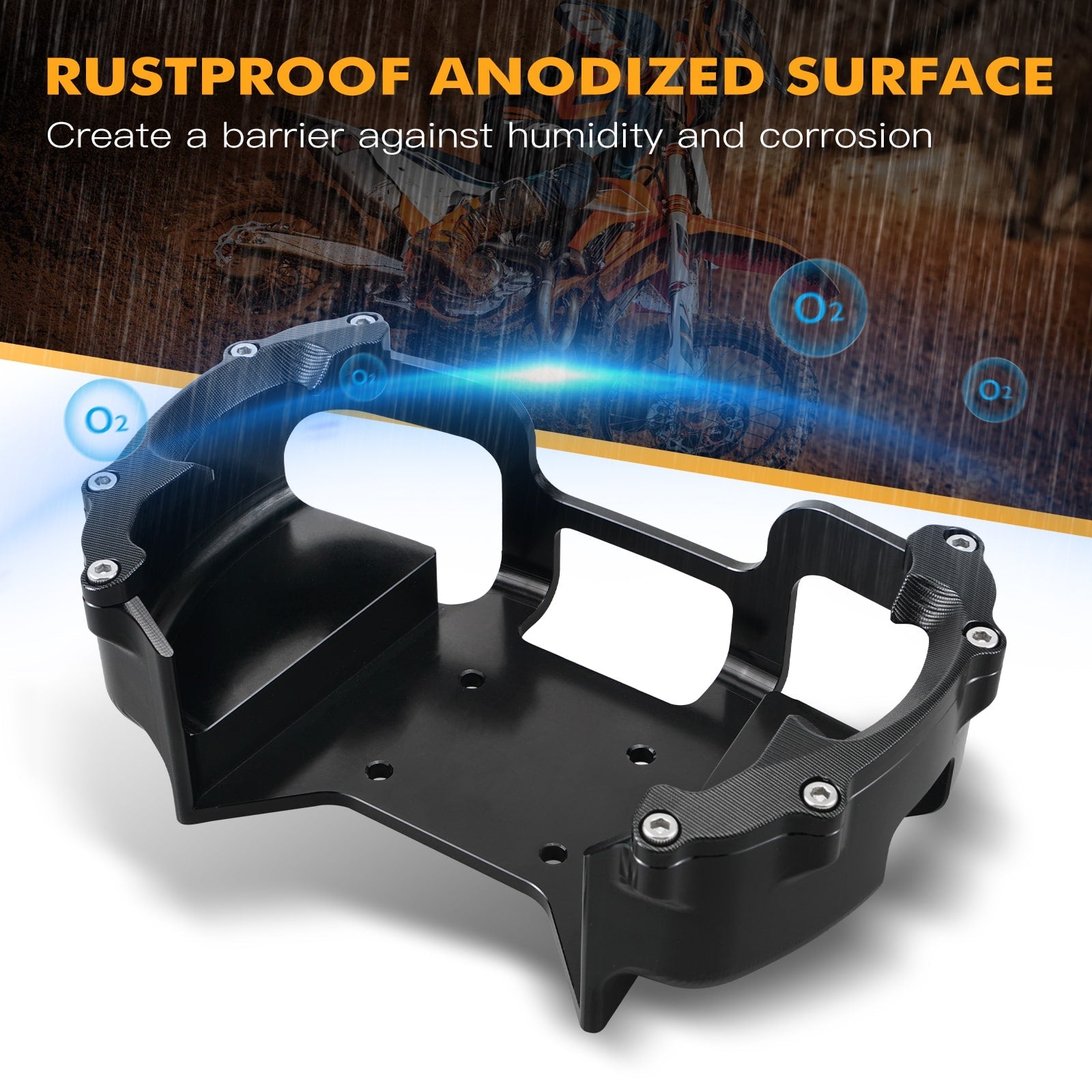 Voyager Pro Aluminum Drone Mount, Create a barrier against humidity and corrosion with our Rustproof Anodized Surface.