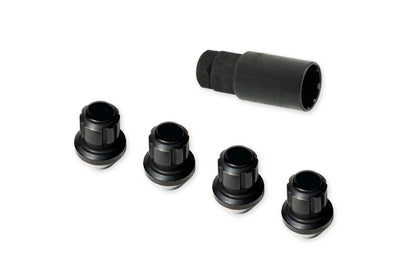 Wheel Locks for Tesla Factory Wheels – Anti-Theft Lug Nut Locks, Chrome or Black Finish