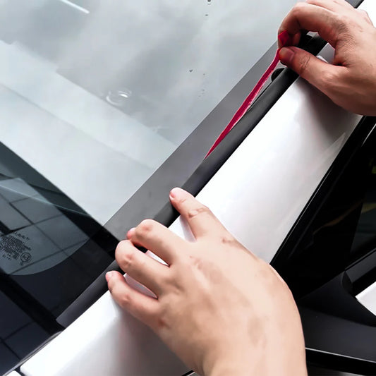Water Deflector Windshield Seal Strip for Tesla Model 3 (2017–2026+) & Tesla Model Y (2020–2026+) – A-Pillar Rain Guard Silicone Trim, Anti-Leak Interior Protection & Noise Reduction