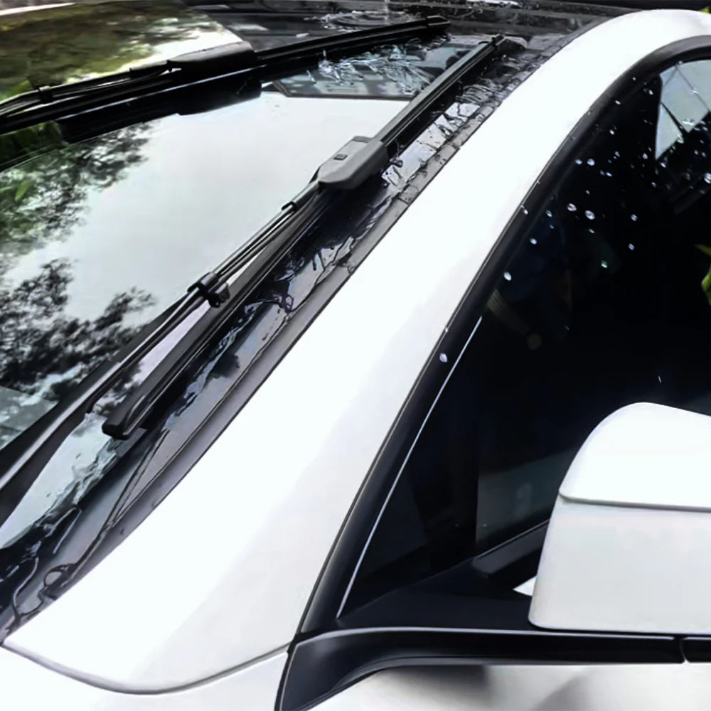Water Deflector Windshield Seal Strip for Tesla Model 3 (2017–2026+) & Tesla Model Y (2020–2026+) – A-Pillar Rain Guard Silicone Trim, Anti-Leak Interior Protection & Noise Reduction