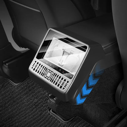 Rear Seat Screen & Air Vent Protective Cover for Tesla Model 3 Highland (2024+) & Tesla Model Y Juniper (2025+) – Full Protection Anti-Scratch Impact Guard Interior Accessory