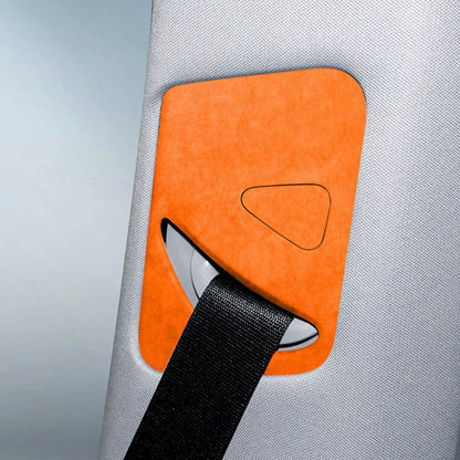 Premium Alcantara Seat Belt Adjustment Panel Covers for 2025+ Tesla Model Y Juniper (2025.03+) – OEM Interior Trim Protection & Luxury Suede Upgrade