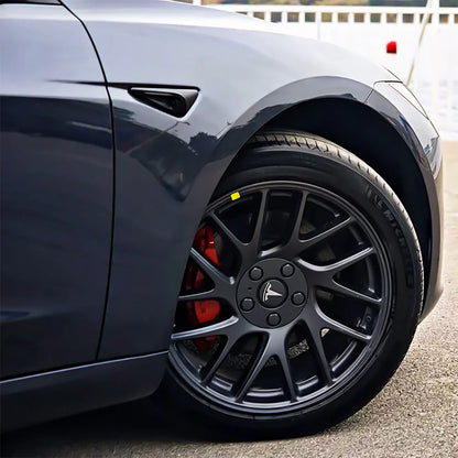 Gen 2 Wheel Center Caps for 2024+ Tesla Model 3 Highland 18-Inch Photon Wheels – OEM-Style ABS Hub Caps Replacement Set (4 PCS)