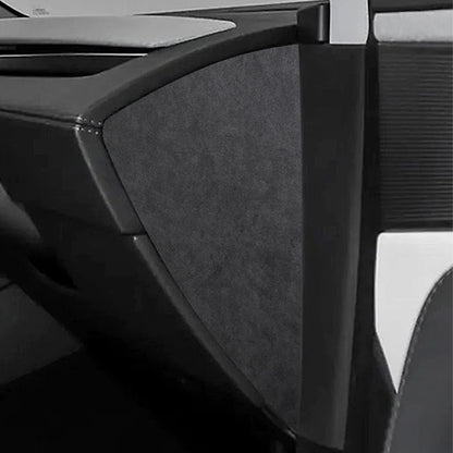 2025+ Tesla Model Y Juniper Alcantara Dashboard Side Panel Covers – Premium Interior Trim Upgrade for Tesla Model Y Juniper (2025.03+)