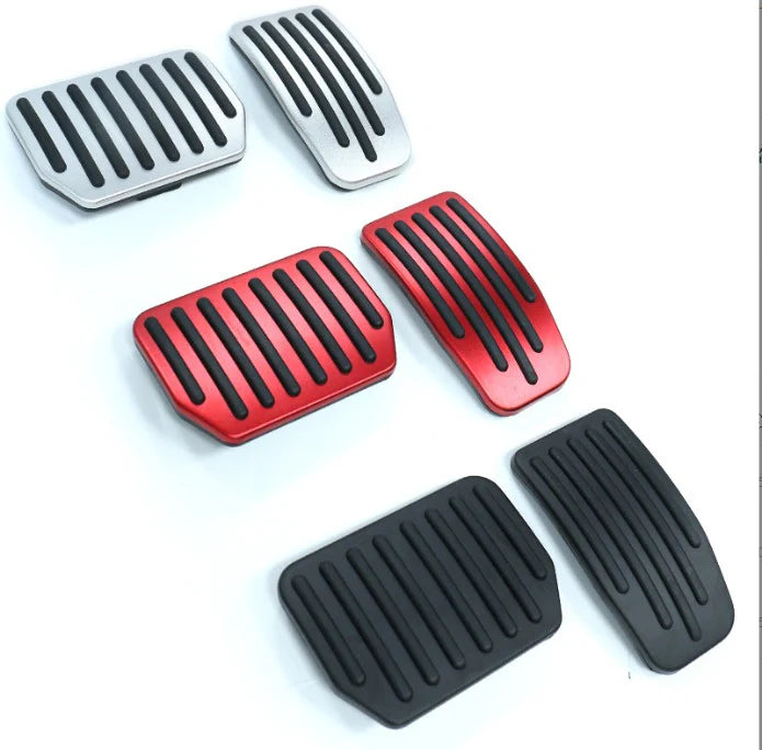 Tesla Model S / Model 3 / Model X / Model Y Gen. 3 Performance Pedals (2-Piece Set) – Powder Coated Aluminum, Black / Red / Silver – Fits All Years Including 2025+
