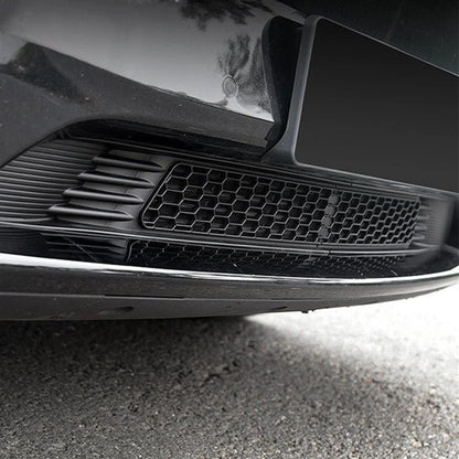 Split Insect Net Front Bumper Grill for Tesla Model Y 2020-2024 — Protective Front Bumper Mesh Guard (Not Compatible with Performance Model)