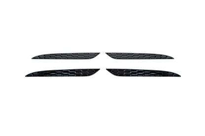 Acexxon Rear Reflector Insert Set for Tesla Model 3 – Matte or Gloss Black Honeycomb Style