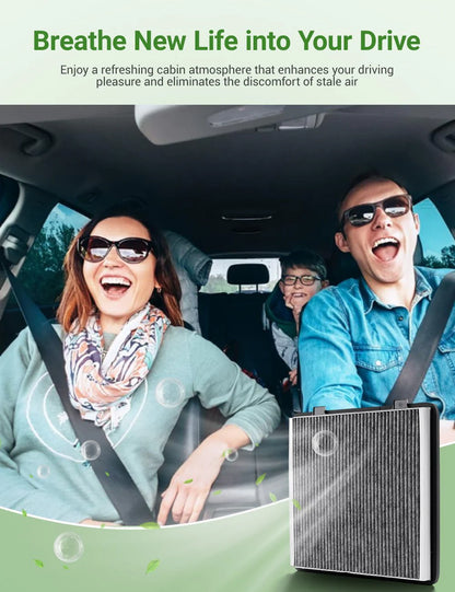 Activated Carbon HEPA Cabin Air Filter for Tesla Cybertruck (2024-2026+) | Multi-Layer PM2.5 Protection | OEM-Fit Replacement