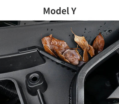 Tesla Model Y 2020-2025 Air Inlet Anti-Blocking Cover | Engine Hatch Protection, Debris Blocker Tesla Parts