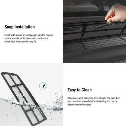 Air Intake Vent Cover for Tesla Model Y Juniper – ABS Protective Mesh Guard, Debris Blocker, Easy-Clean Air Inlet Cover Tesla Parts