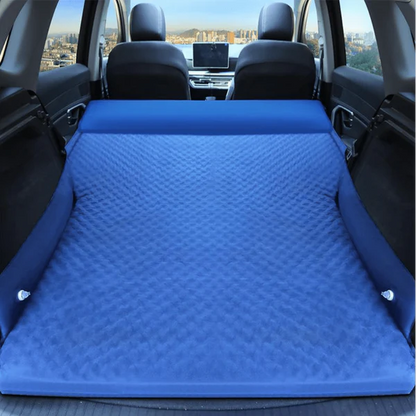 Tesla Model 3 Model Y Model S Model X Inflatable Air Mattress – Foldable Car Camping Bed with Soft Suede Surface and Thickened Support