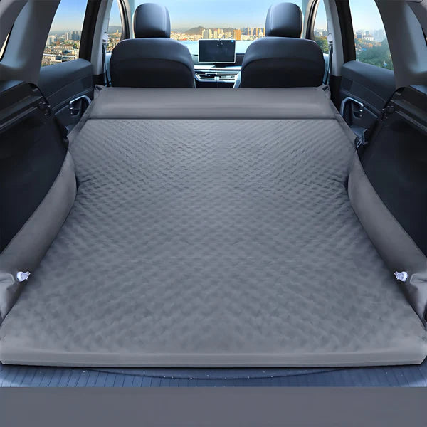 Tesla Model 3 Model Y Model S Model X Inflatable Air Mattress – Foldable Car Camping Bed with Soft Suede Surface and Thickened Support