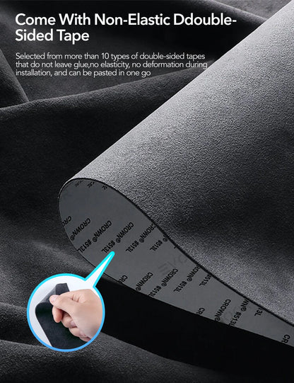 Alcantara Seat Back Protector for Tesla Model 3 Highland (2023+) & Model Y Juniper (2025+) | Anti-Kick Protection | 2-Pack Front Seat Covers