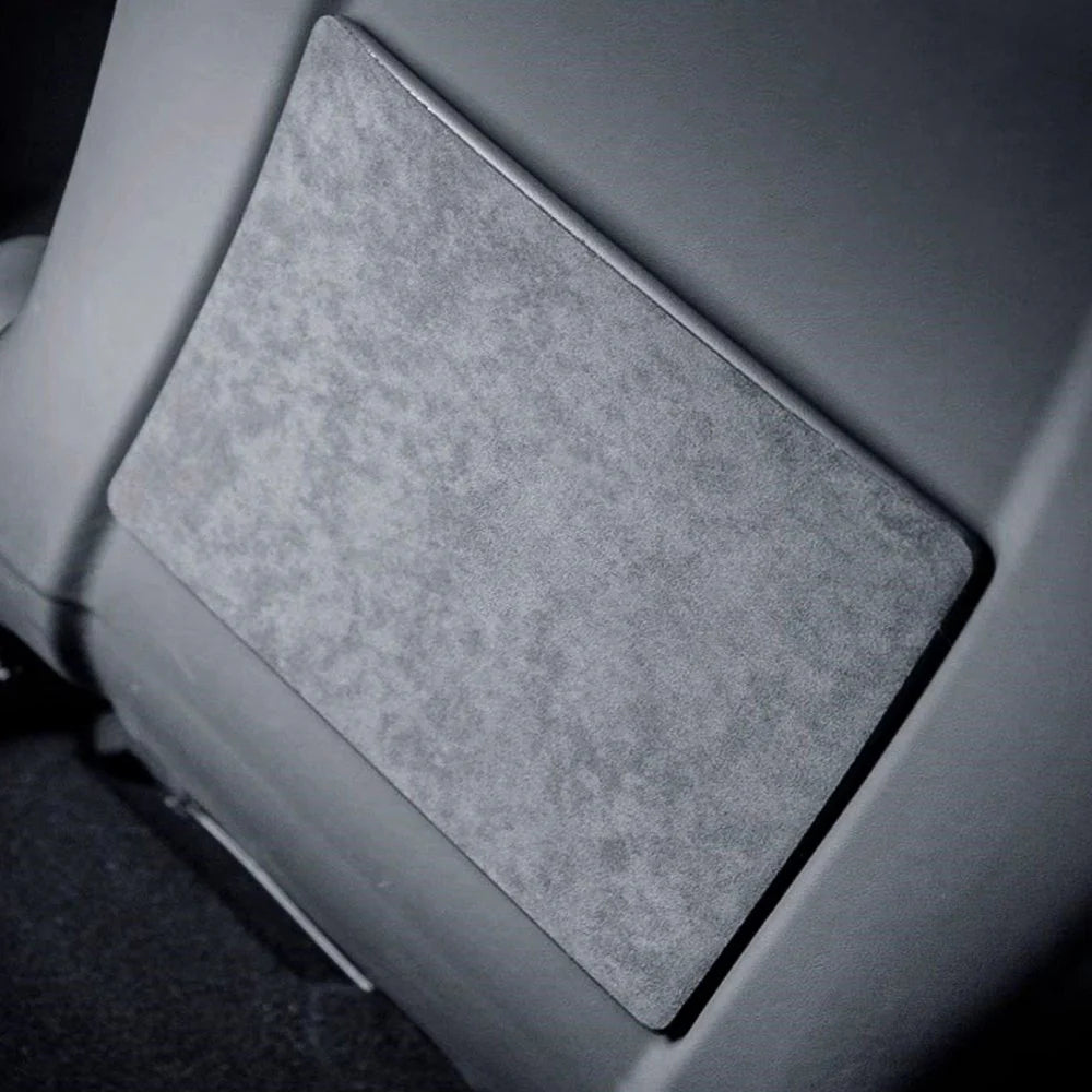 Alcantara Seat Back Protector for Tesla Model 3 Highland (2023+) & Model Y Juniper (2025+) | Anti-Kick Protection | 2-Pack Front Seat Covers