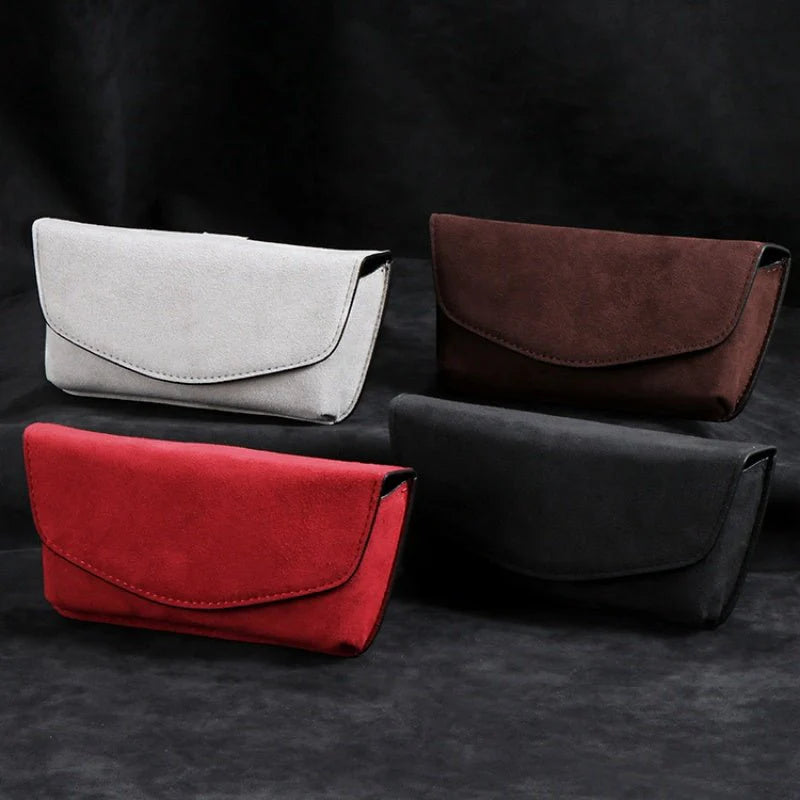 Alcantara Sun Visor Glasses Case for Tesla Model 3, Model Y, Model S, Model X & Cybertruck – Premium Magnetic Eyewear Holder