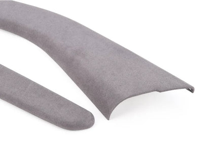 Light Gray Alcantara Center Console Side Panel Covers for Tesla Model 3 (2017–2023) | Luxury Interior Trim Protection