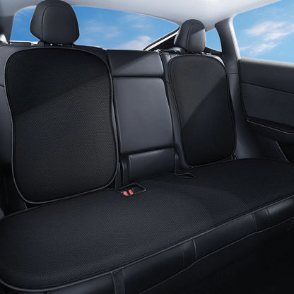 All-Season Ventilated Seat Covers for Tesla Model 3 & Model Y | Breathable Ice Silk Cooling Seat Cushions