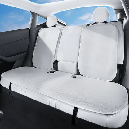 All-Season Ventilated Seat Covers for Tesla Model 3 & Model Y | Breathable Ice Silk Cooling Seat Cushions