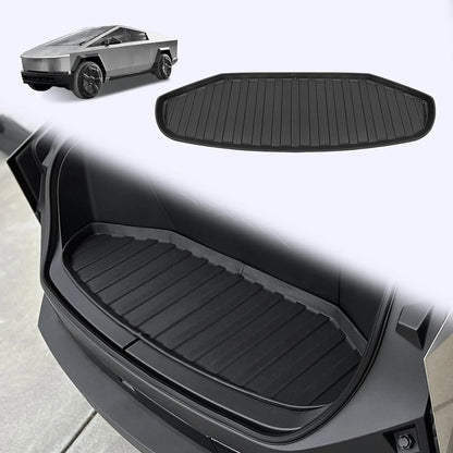 All-Weather Front & Rear Trunk Mats for Tesla Cybertruck (2024–On) | Custom Fit TPE Cargo Liners, Waterproof & Easy Clean