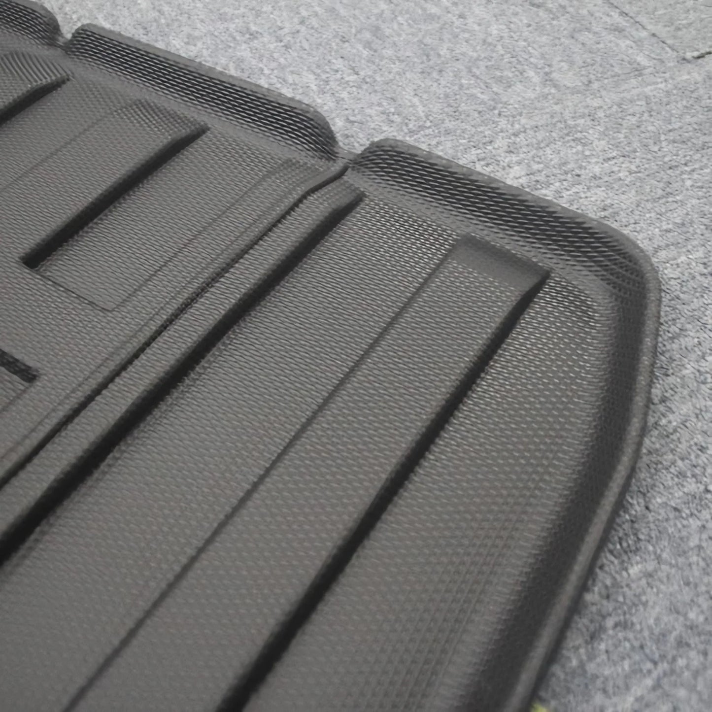 All-Weather Front & Rear Trunk Mats for Tesla Cybertruck (2024–On) | Custom Fit TPE Cargo Liners, Waterproof & Easy Clean